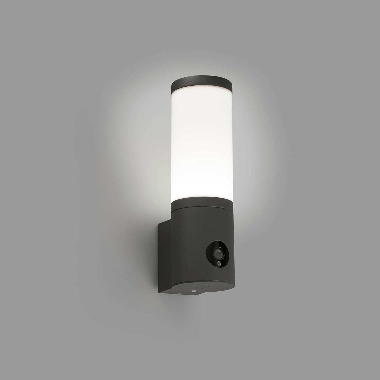 Orwell - Außen-LED-Wandleuchte mit Überwachungskamera