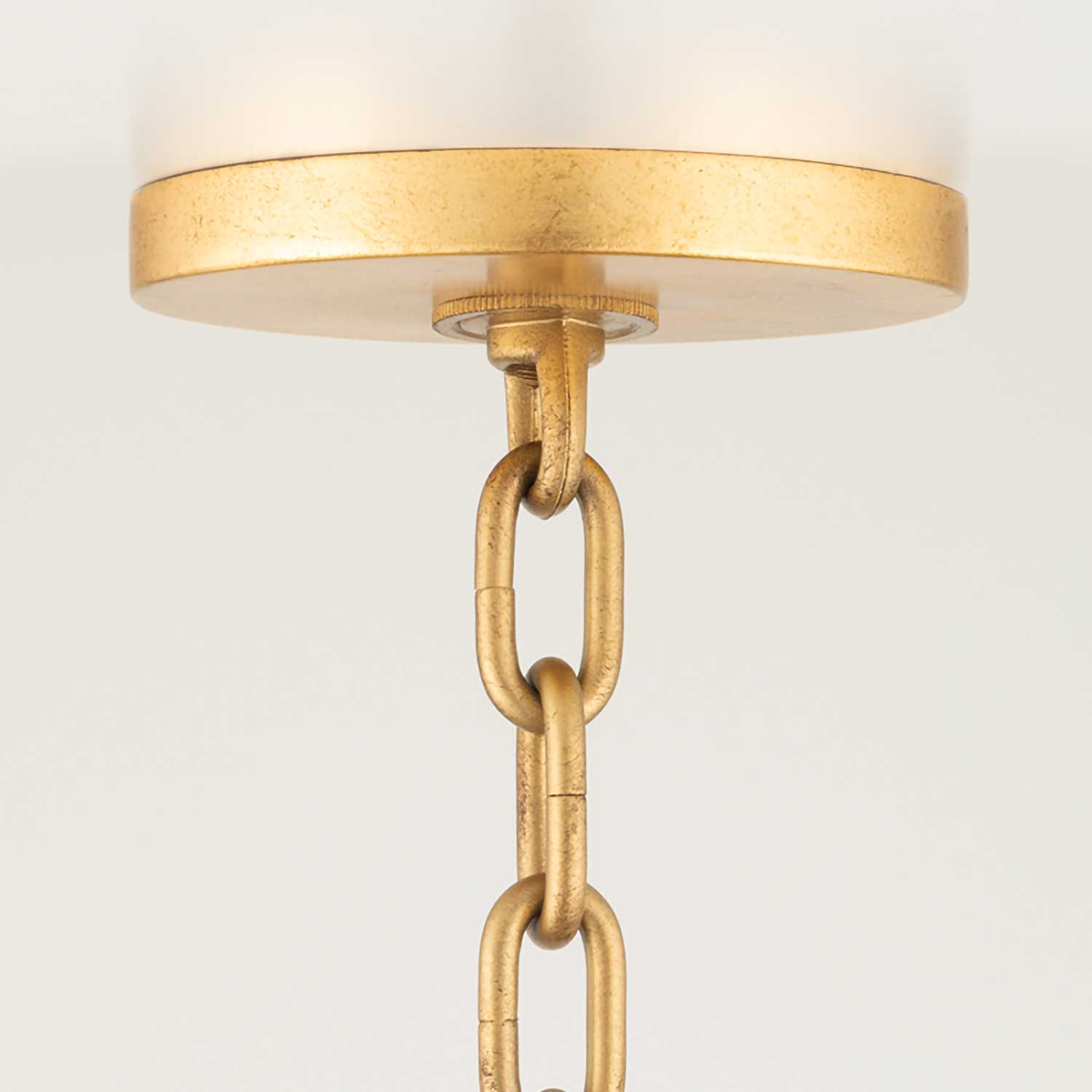 Woodlawn - Modern rattan and gold chandelier for living room