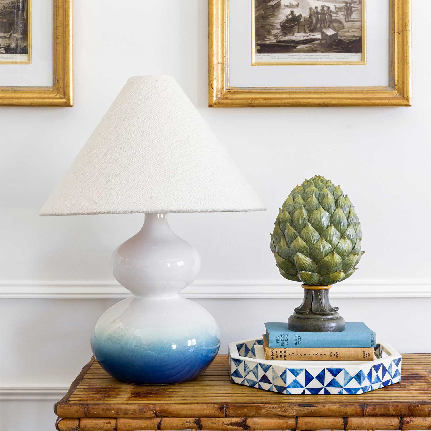 Aimee - Lampe en céramique design moderne pour salon