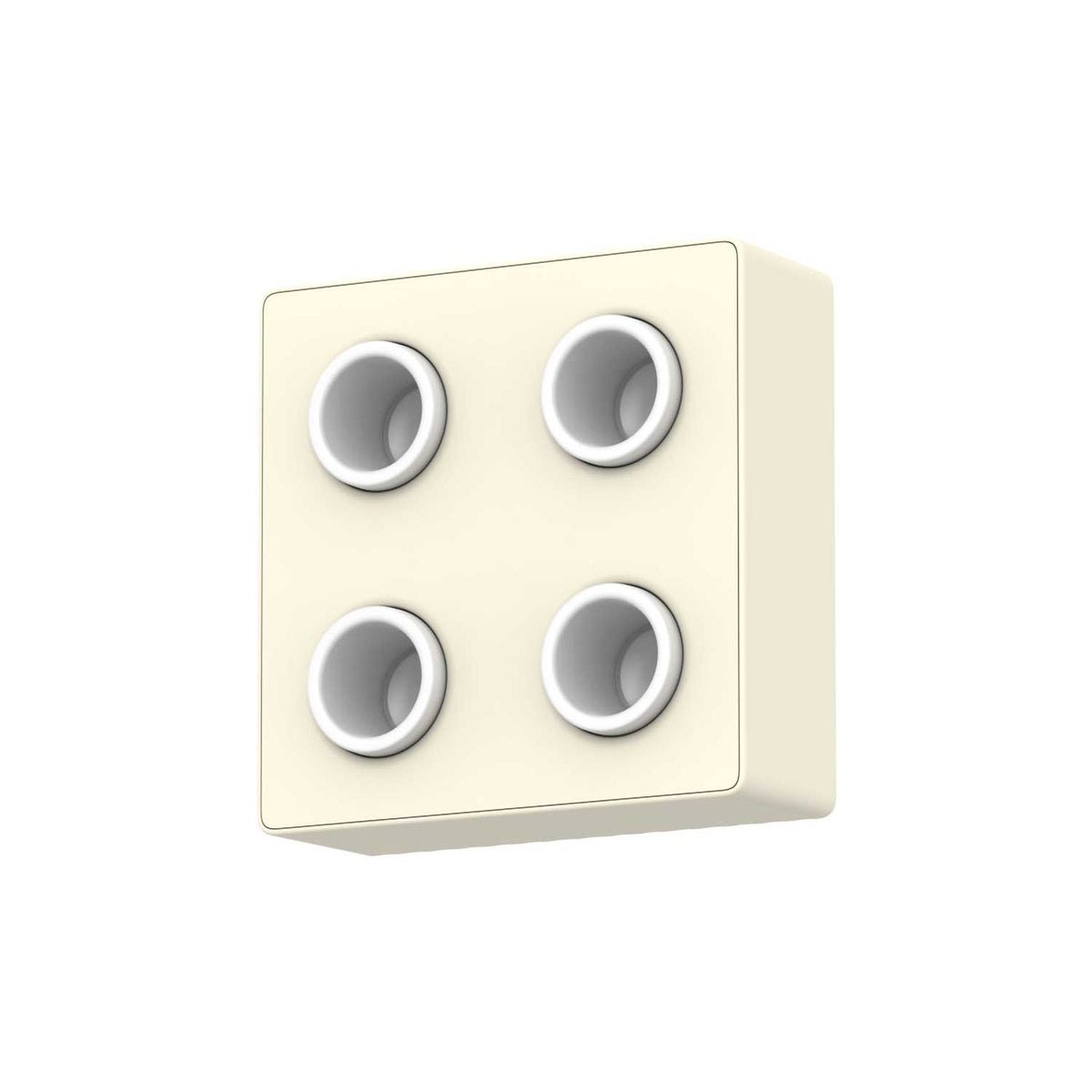 DOMINO - Aplique de pared LED modular de aluminio, anchura 20 cm
