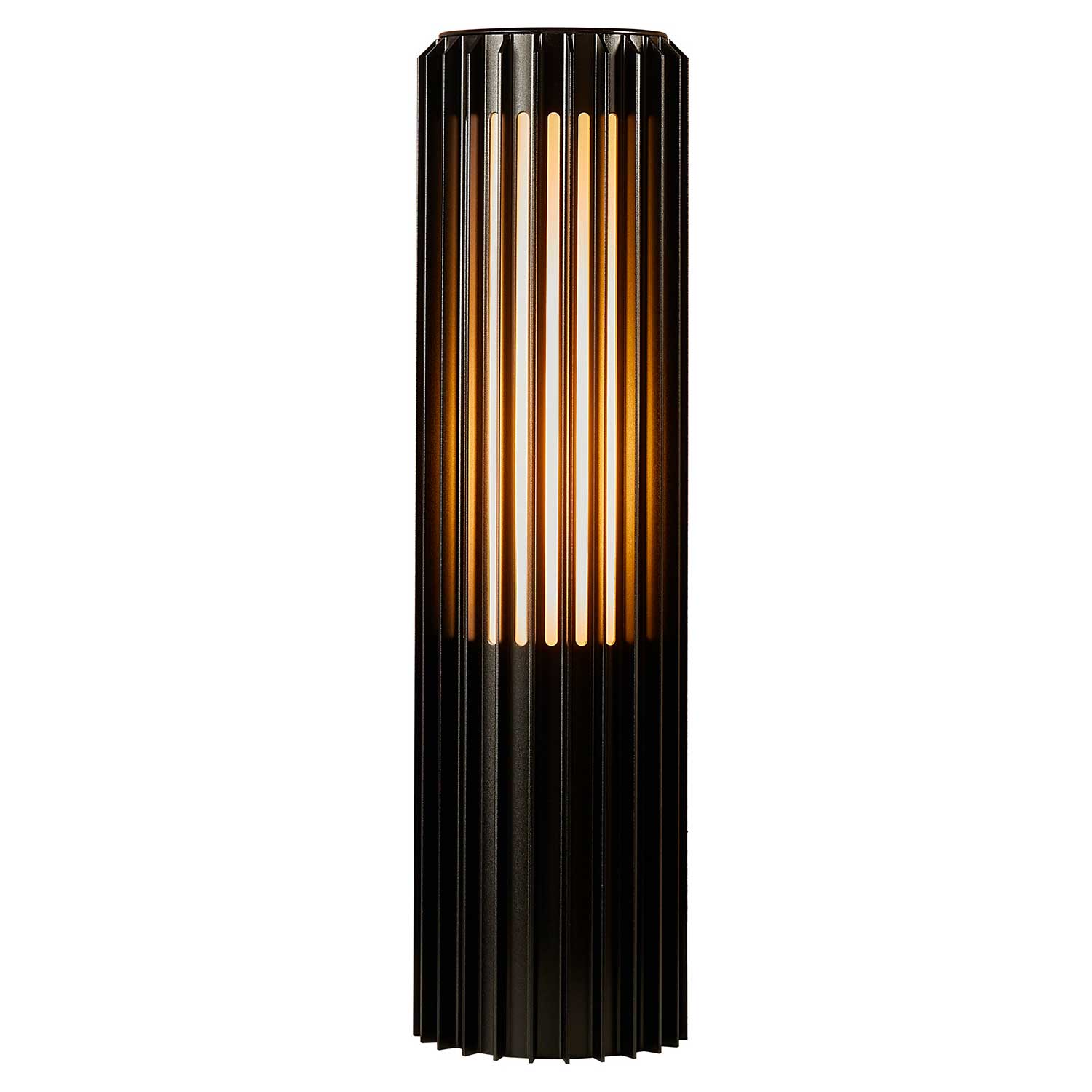 Aludra - Borne lumineuse LED de jardin en acier contemporain