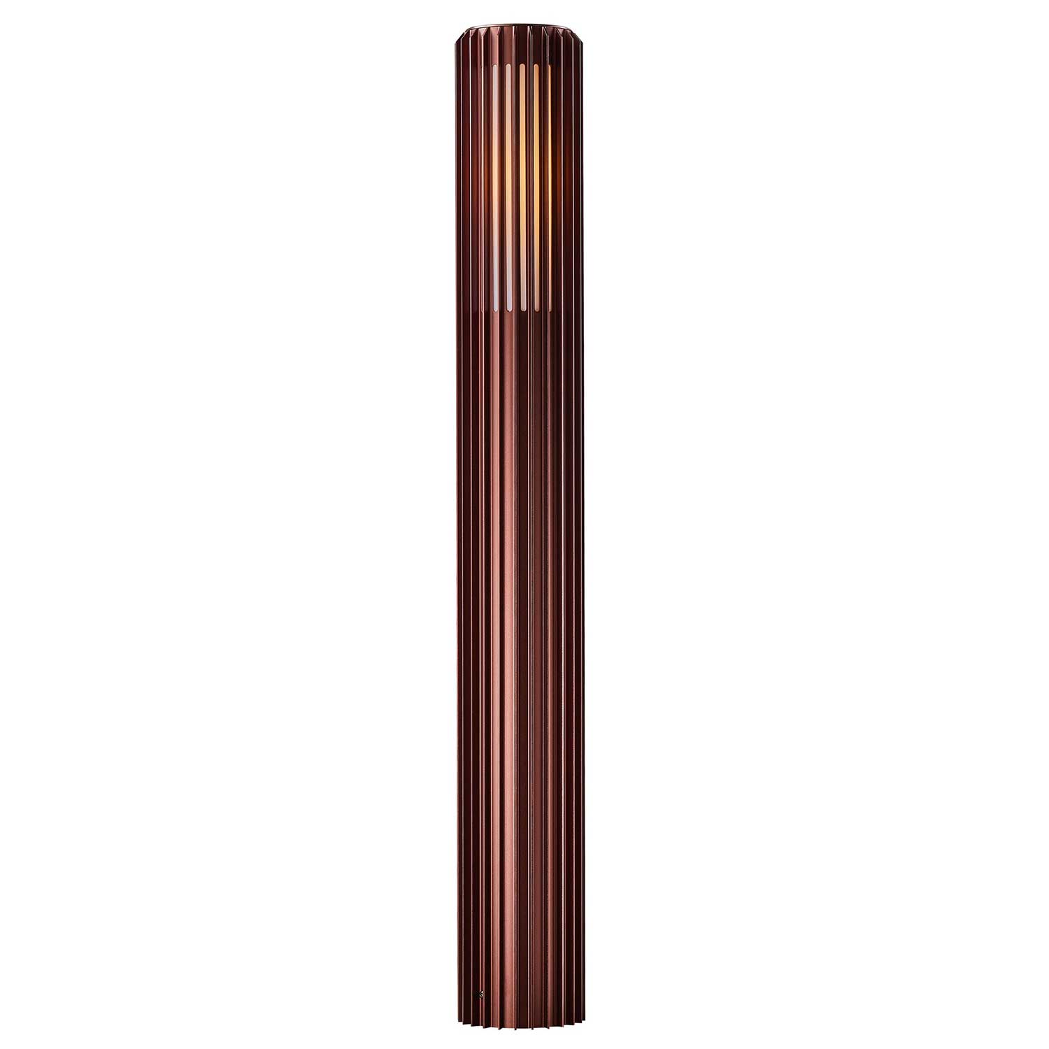 Aludra - Borne lumineuse LED de jardin en acier contemporain