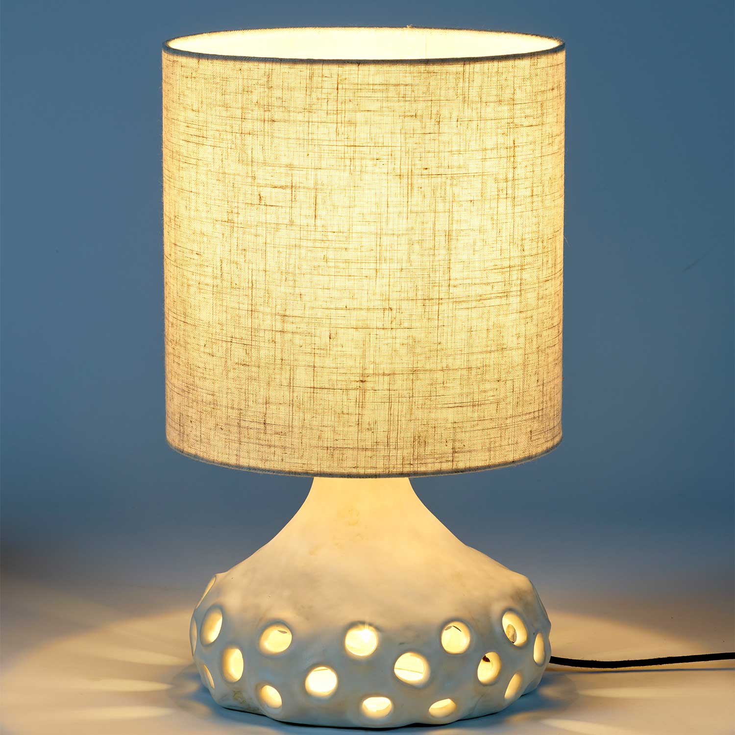 Oya 01 - Lampe à poser en grès