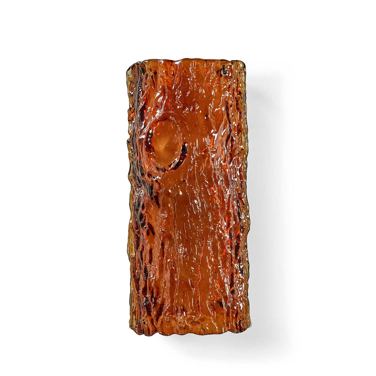 Oak 02 - Applique murale en verre et acier