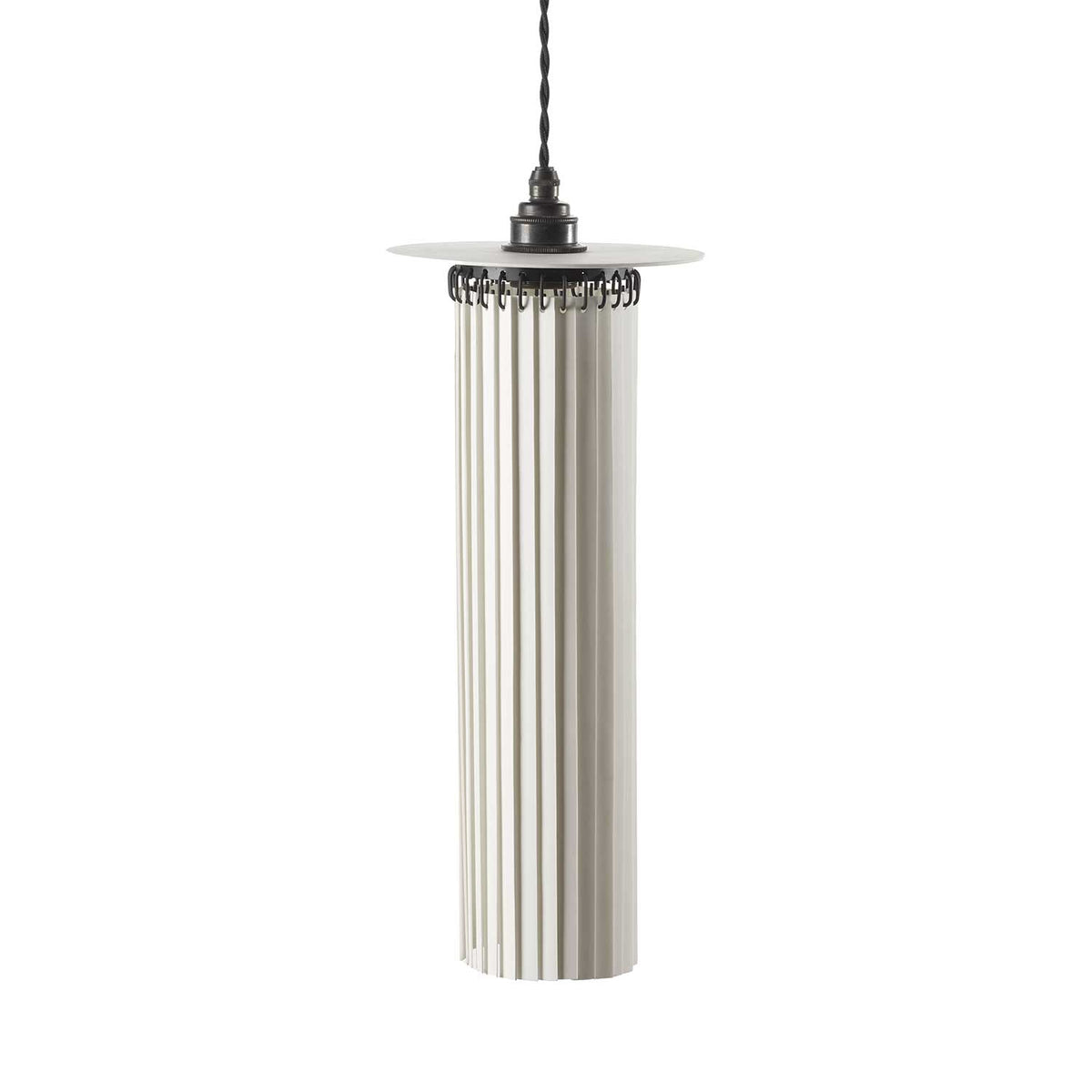 Olga 1 - Suspension en acier et porcelaine, style minimaliste