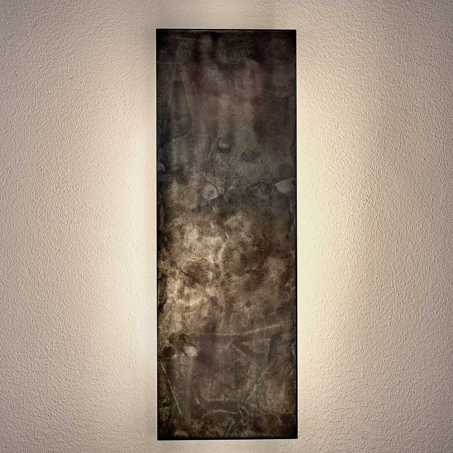 Sofisticato Nr.41 - Applique murale LED en acier bleui, style industriel