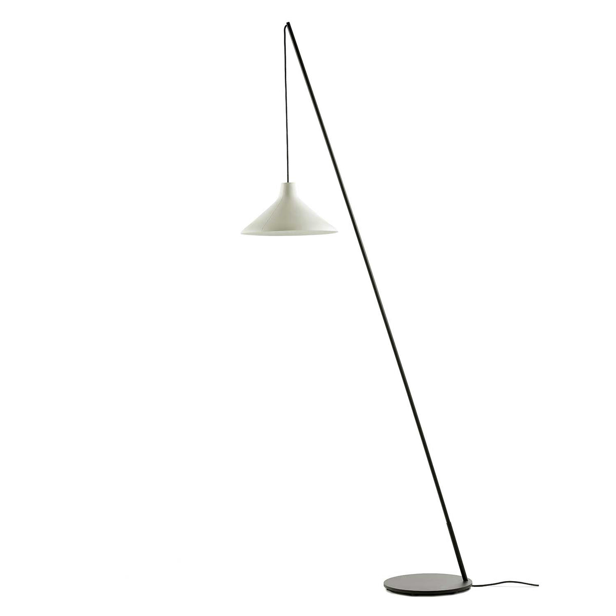 Seam - Lampadaire en acier et porcelaine