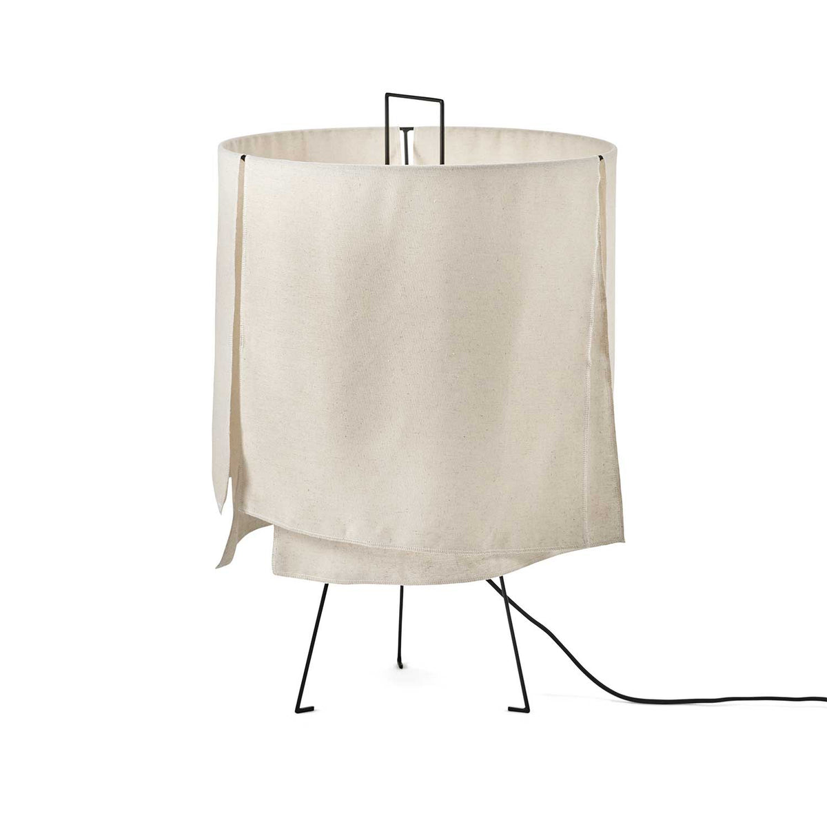 Nomad - Lampadaire en acier et lin