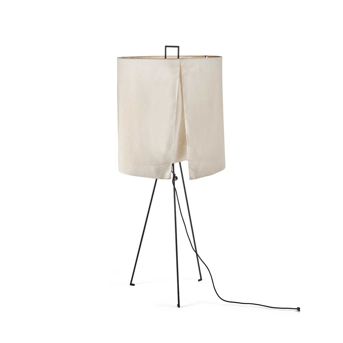 Nomad - Lampadaire en acier et lin