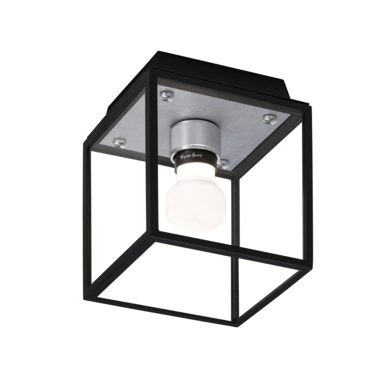 Caged Wet Small - Потолочный светильник для ванной комнаты из металла в индустриальном дизайне
