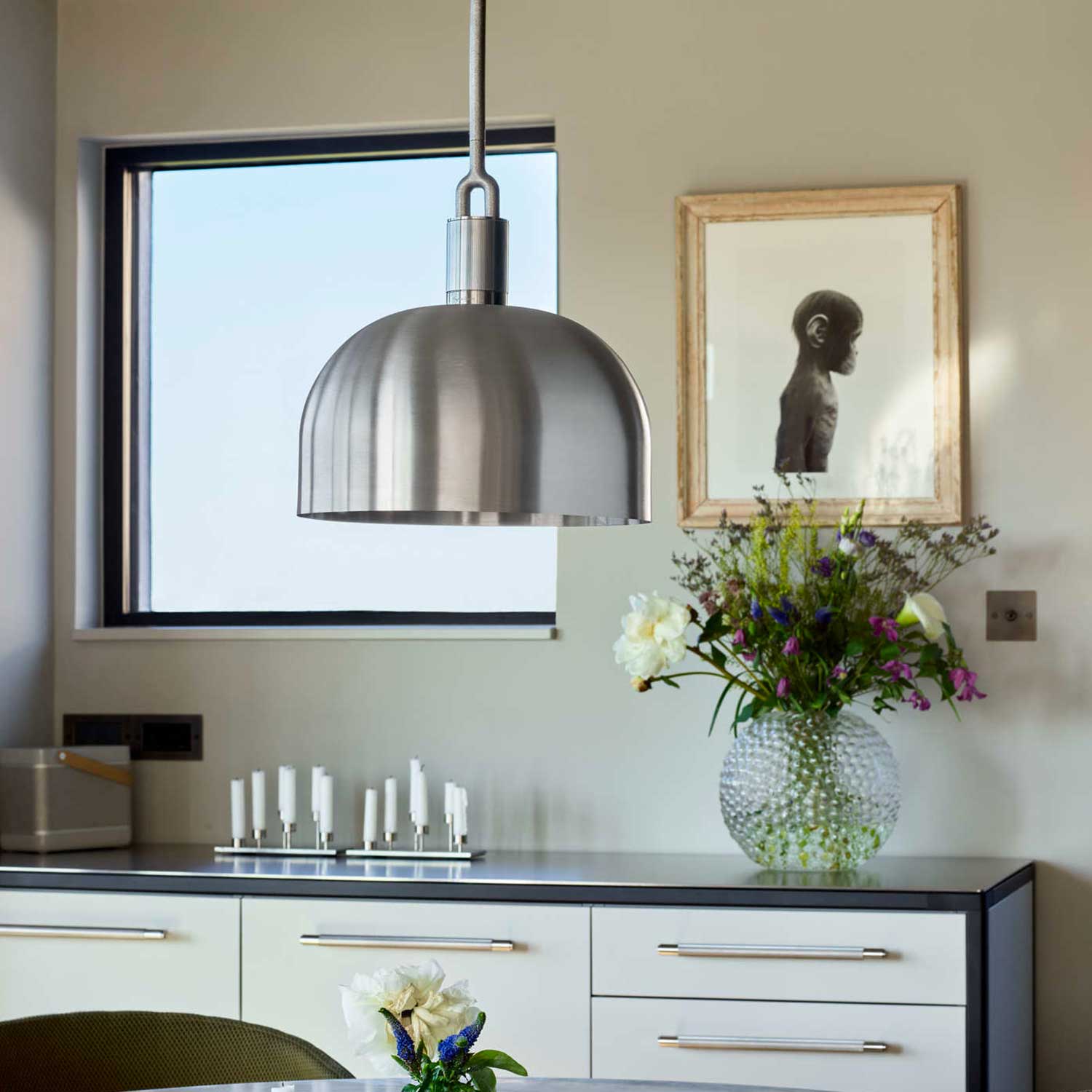 Forked Shade - Lustre métal design industriel pour cuisine