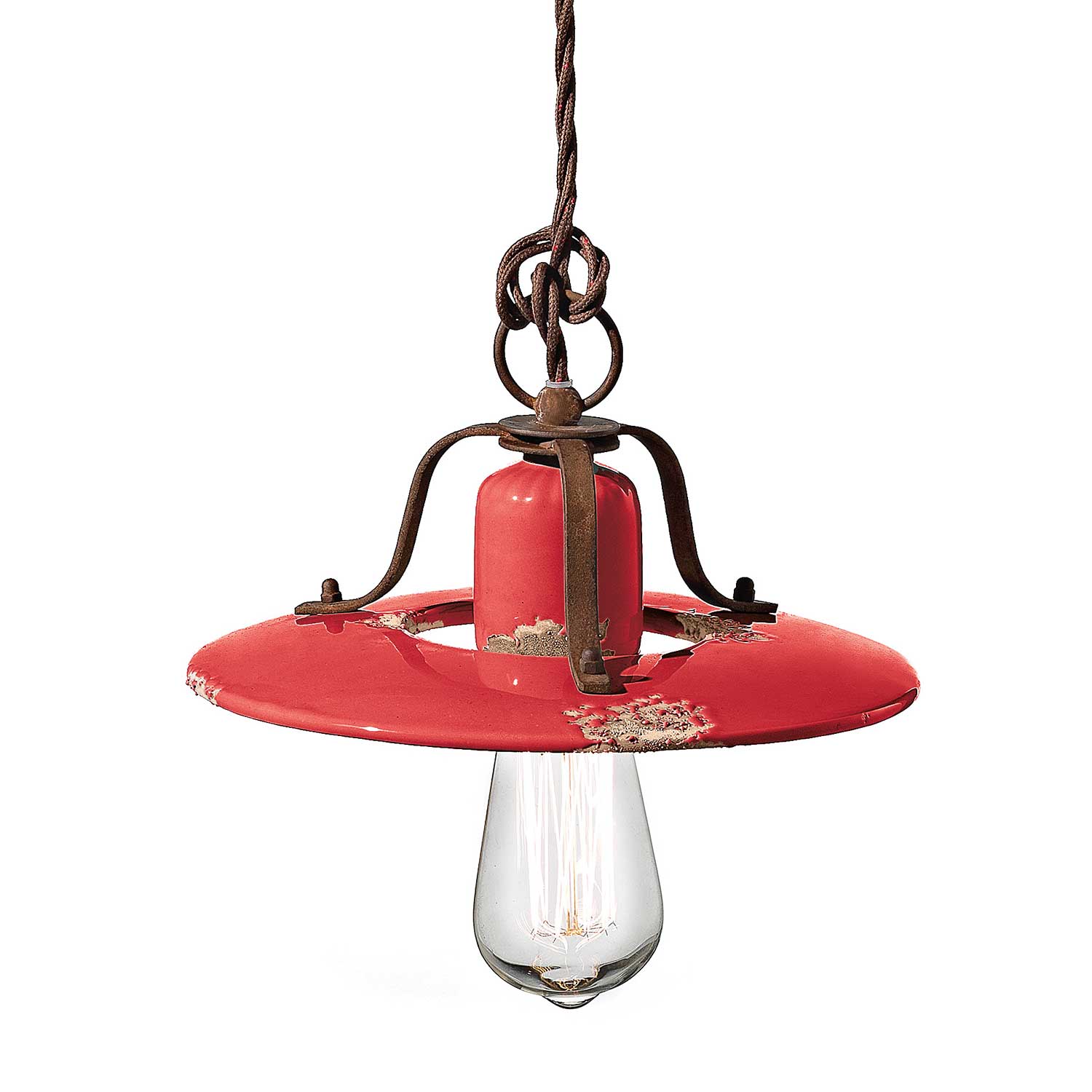 Country - Lámpara de araña con diseño rústico para cocina estilo retro