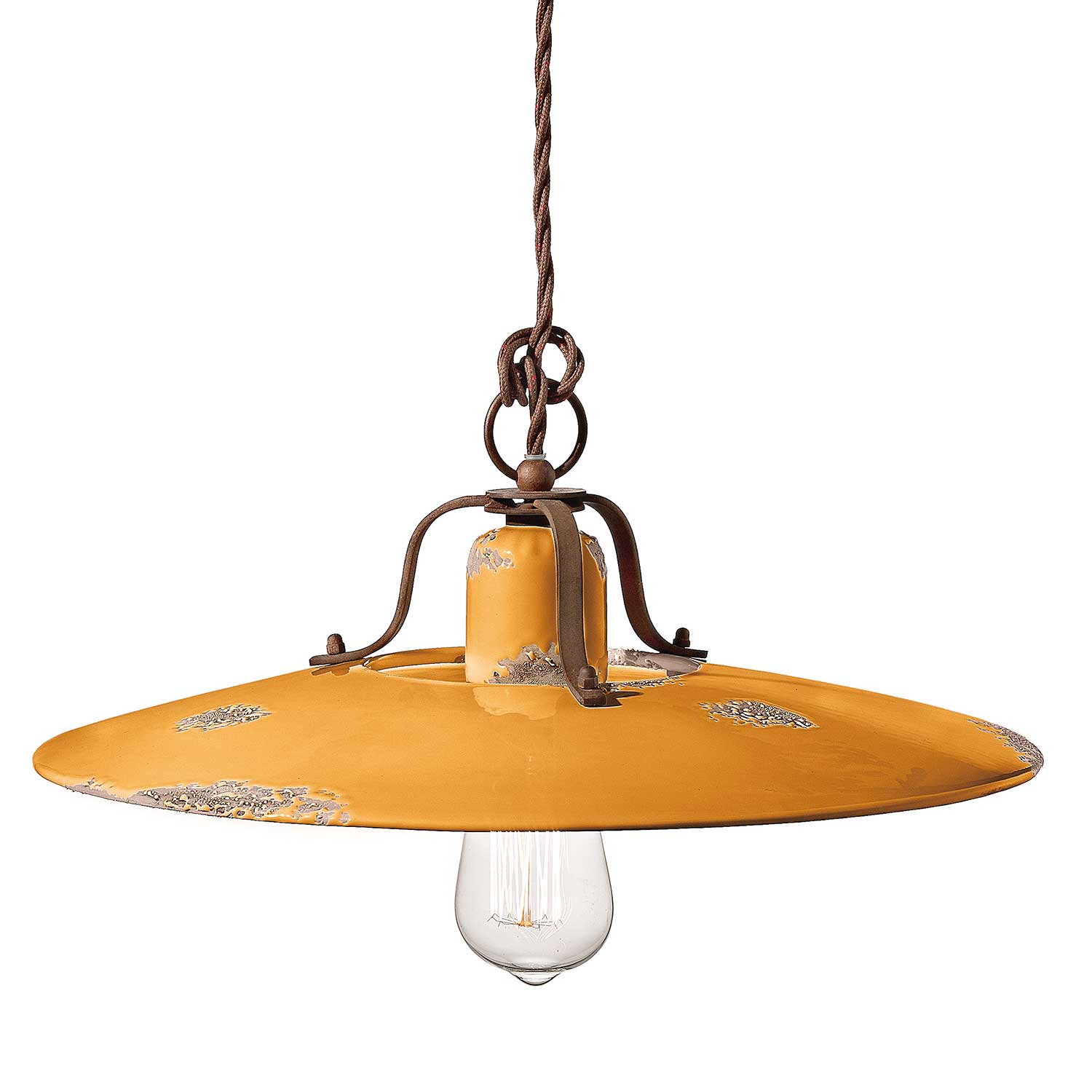 Country - Lámpara de araña con diseño rústico para cocina estilo retro