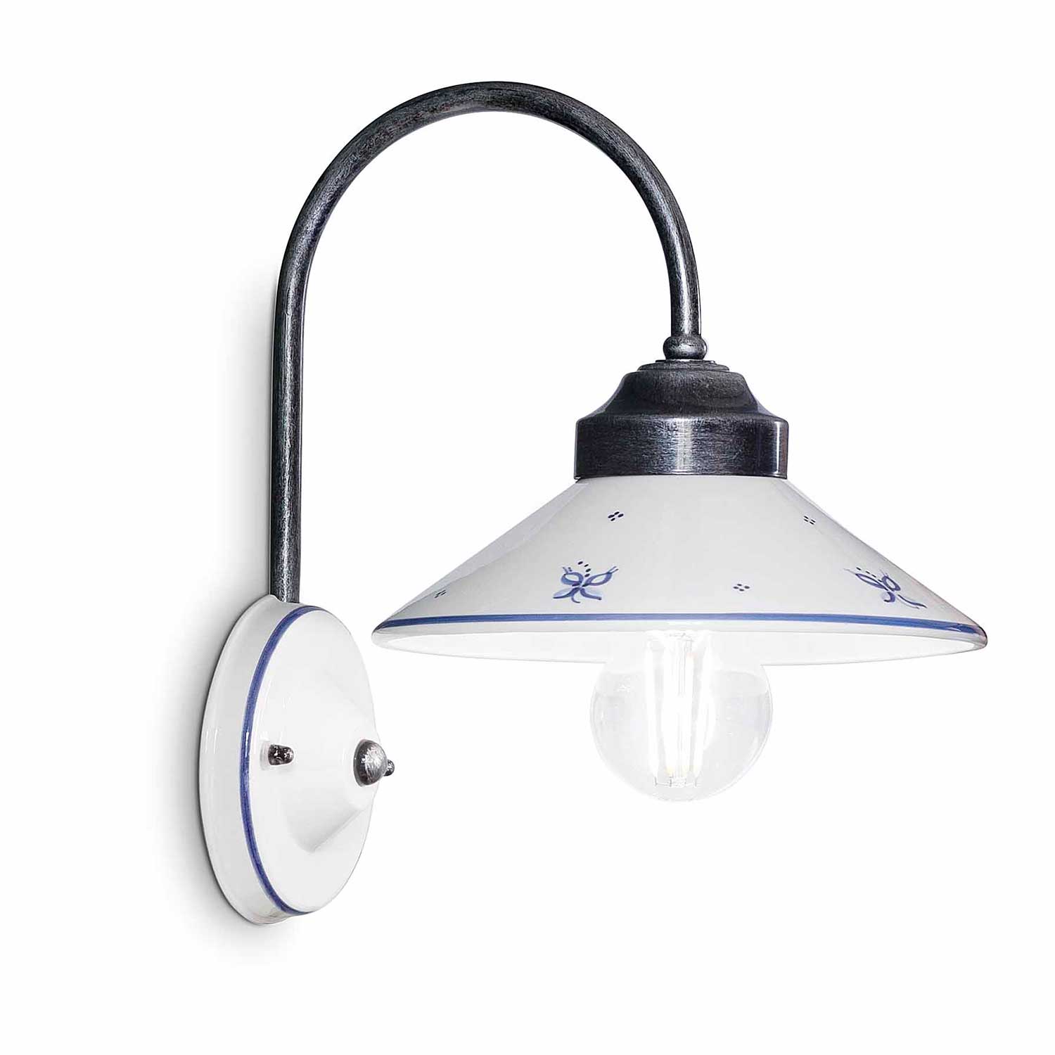 Asti - Applique murale céramique style vintage pour salon