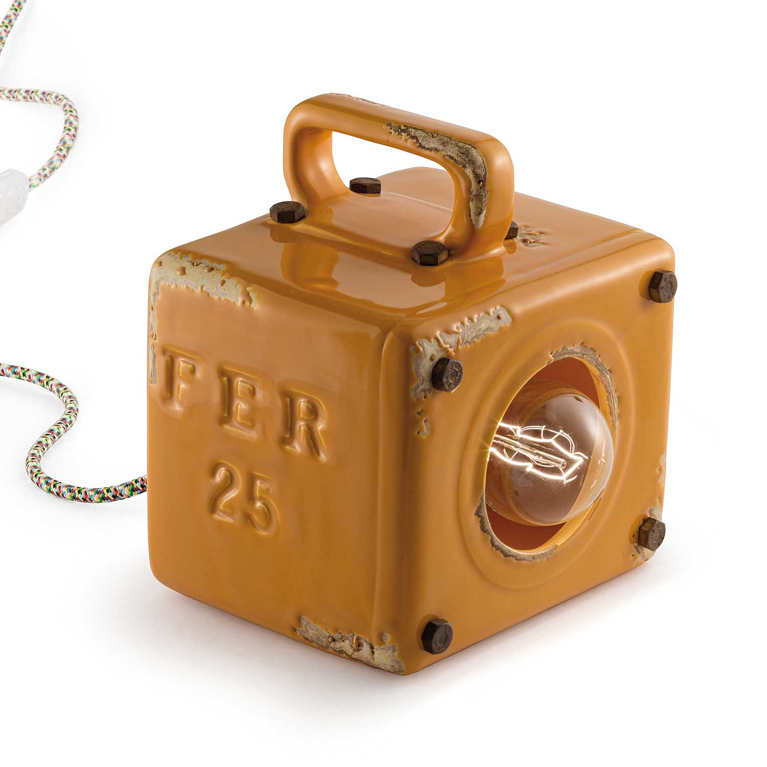 Industrial - Lampada da tavolo dal design retrò industriale per soggiorno