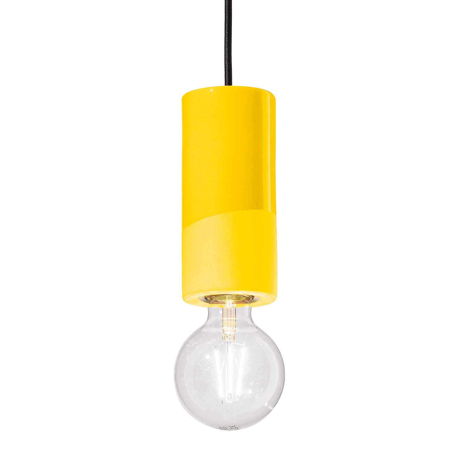 Pi - Suspension cuisine tube en céramique colorée