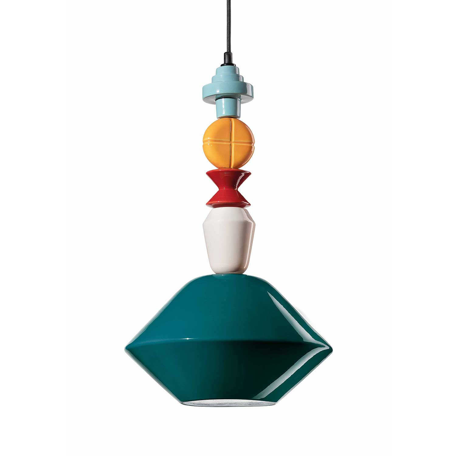 Lariat - Ceramic pendant light for designer dining room