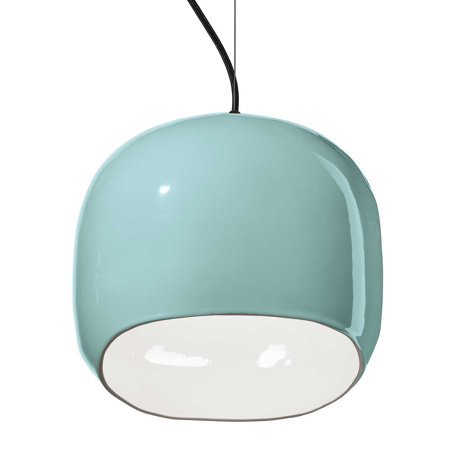 Ayrton - Suspension en céramique rétro pour salle à manger