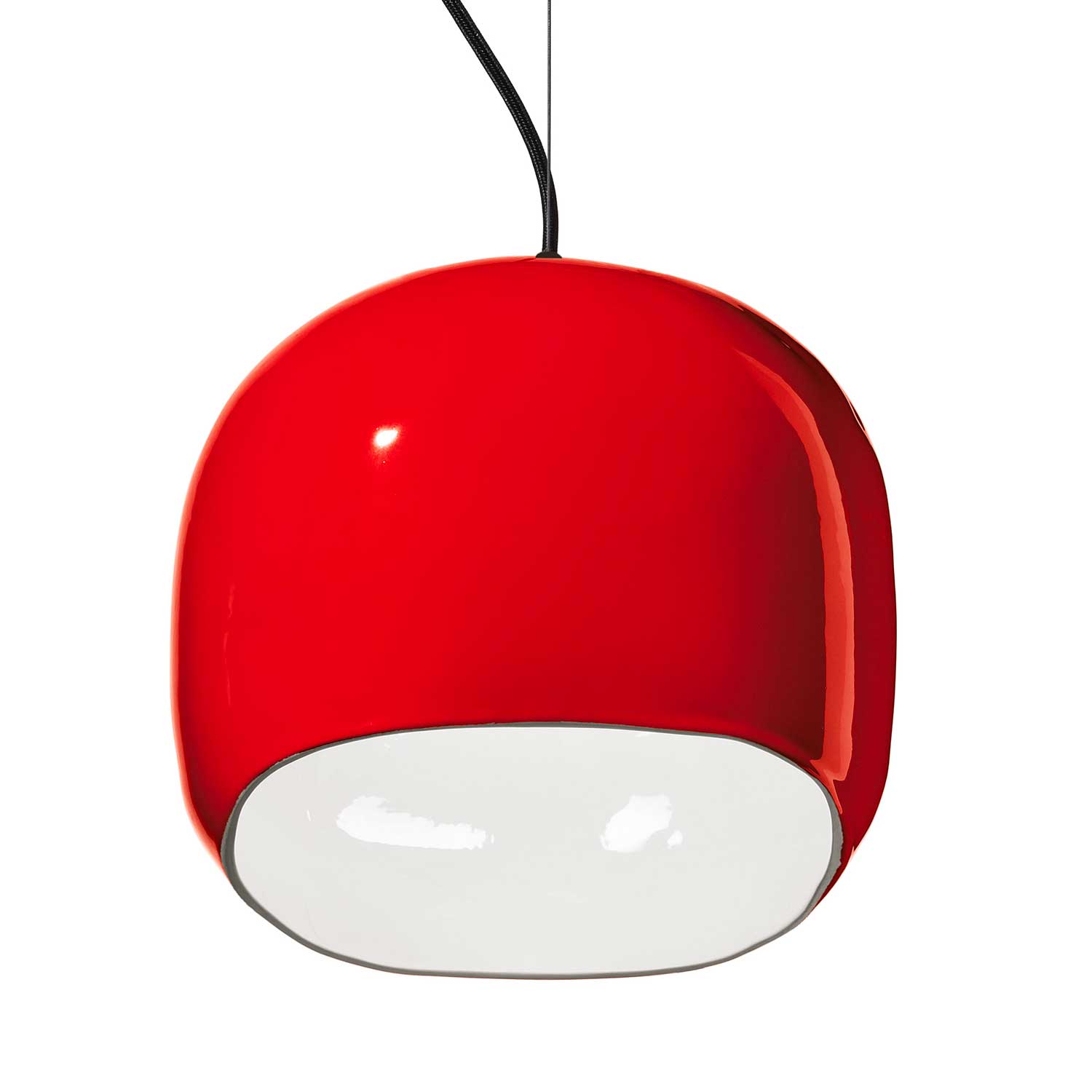 Ayrton - Suspension en céramique rétro pour salle à manger