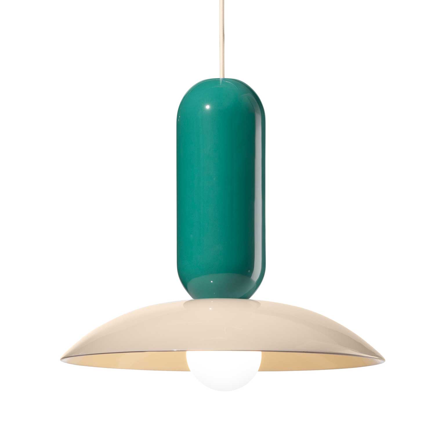 Pau - Ceramic designer pendant light for contemporary living room