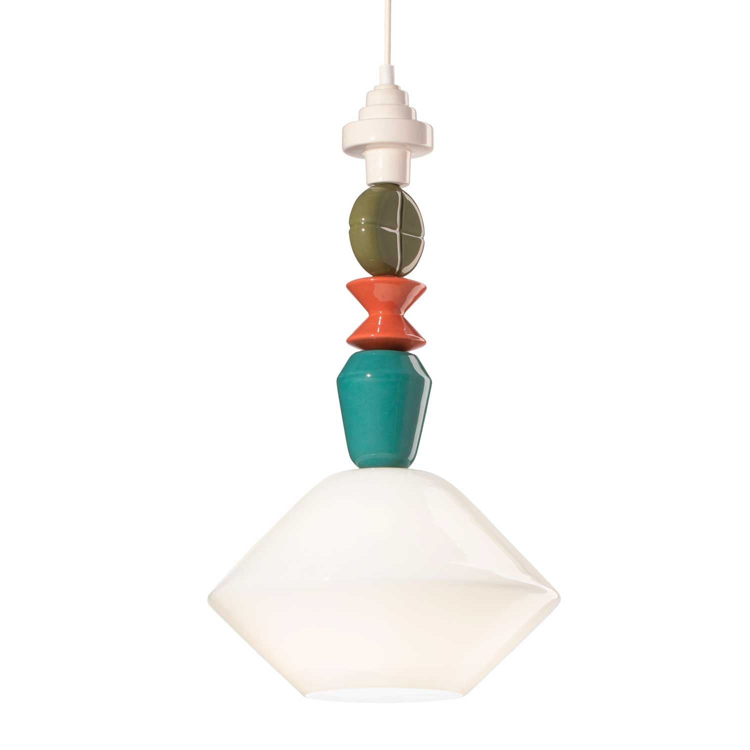 Lariat - Ceramic pendant light for designer dining room