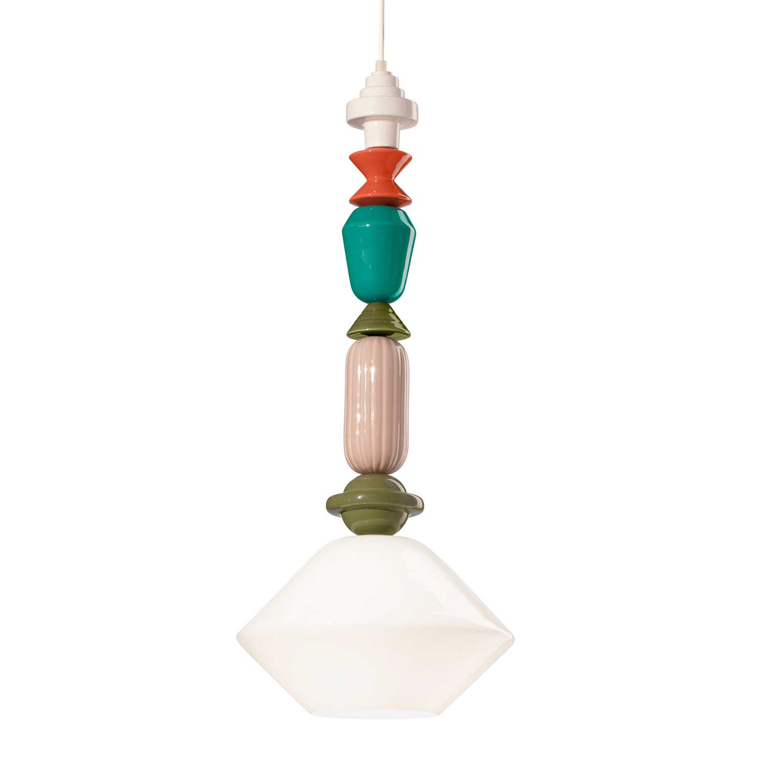 Lariat - Ceramic pendant light for designer dining room