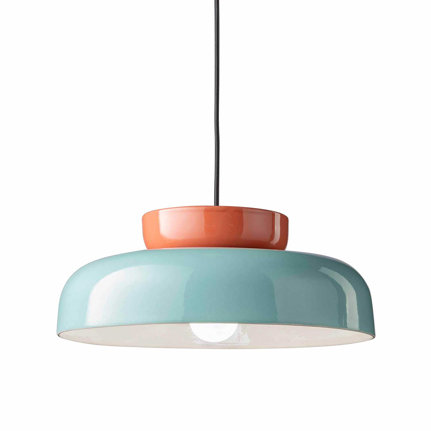 Maracana - Two-tone ceramic designer pendant light for modern kitchen