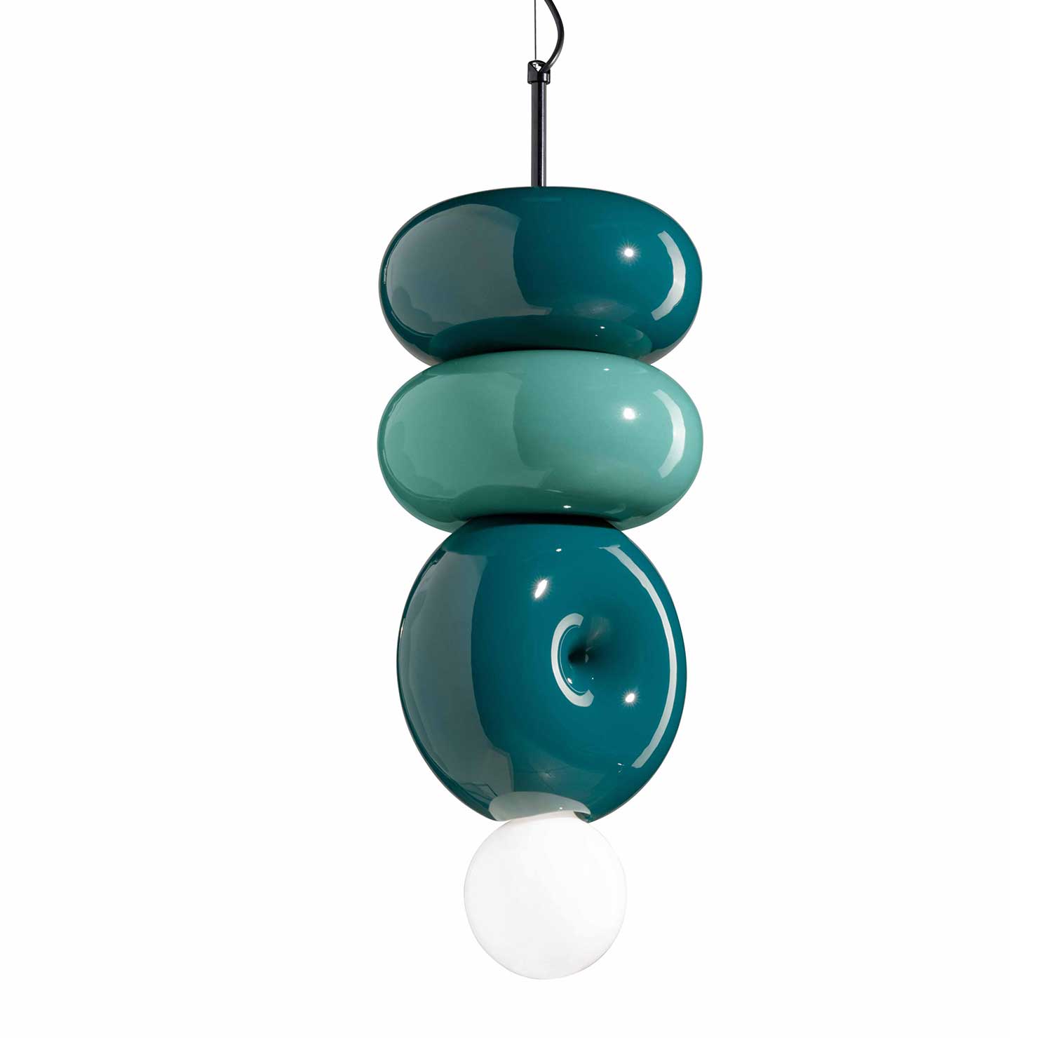 Bumbum - Lustre design céramique colorée pour salon design