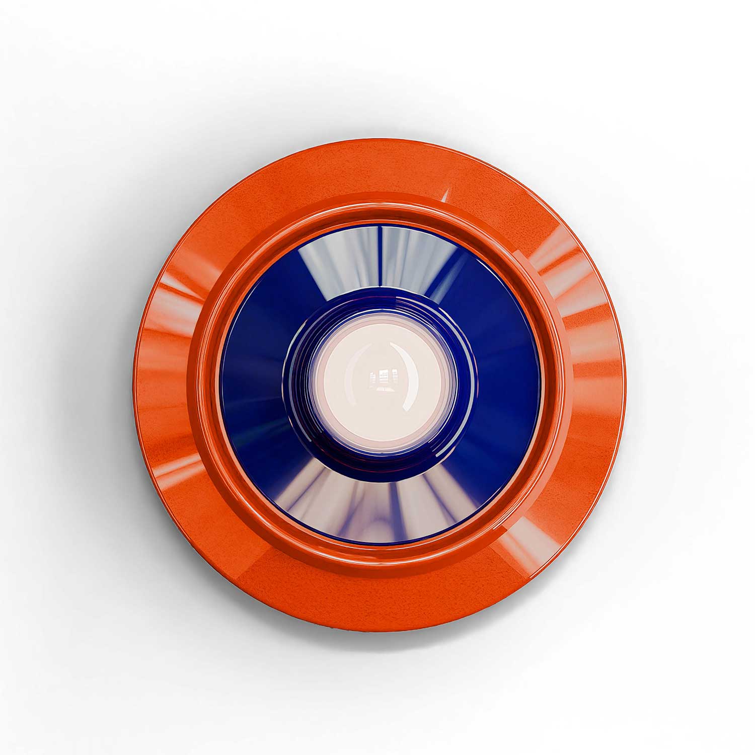 Voila - Applique murale ronde colorée en céramique moderne