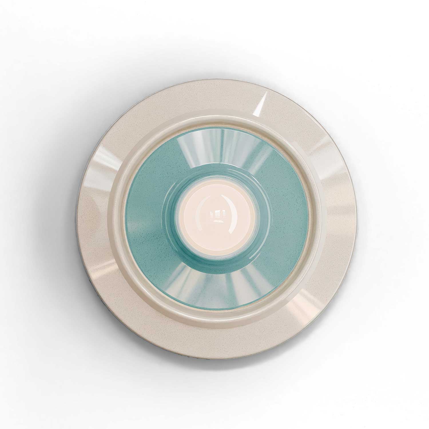 Voila - Applique murale ronde colorée en céramique moderne