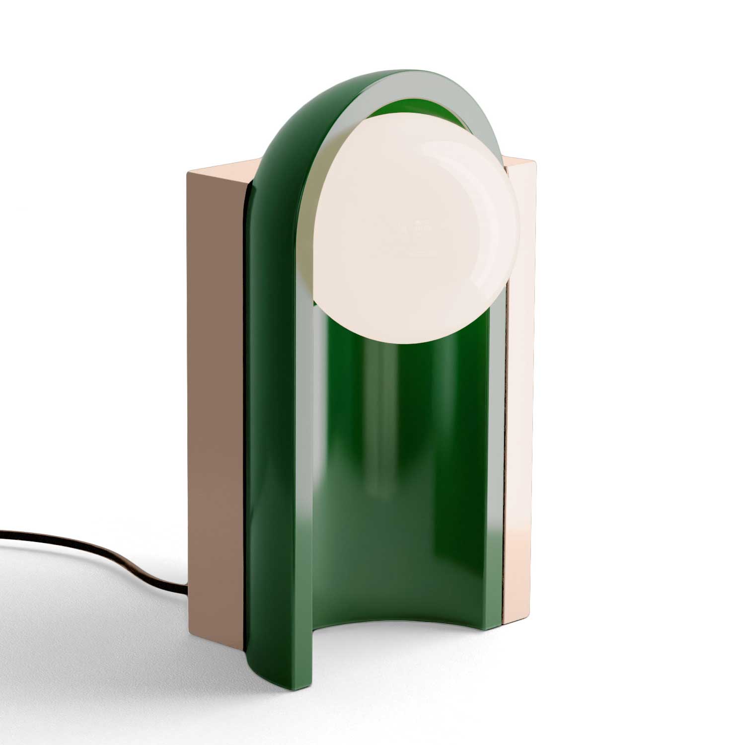 Cléo - Lampe à poser design en céramique colorée pour salon