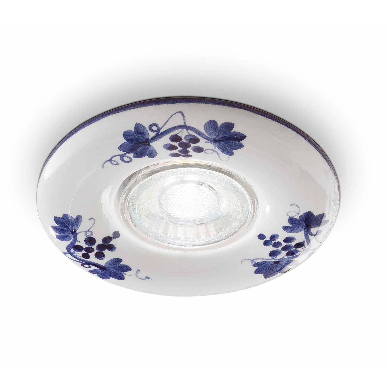 Pescara - Spot en céramique fleurie style vintage