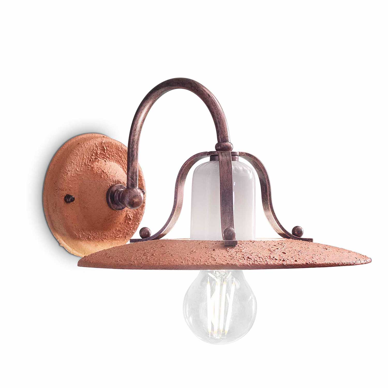 Bologna - Applique murale texturée style industriel ancien