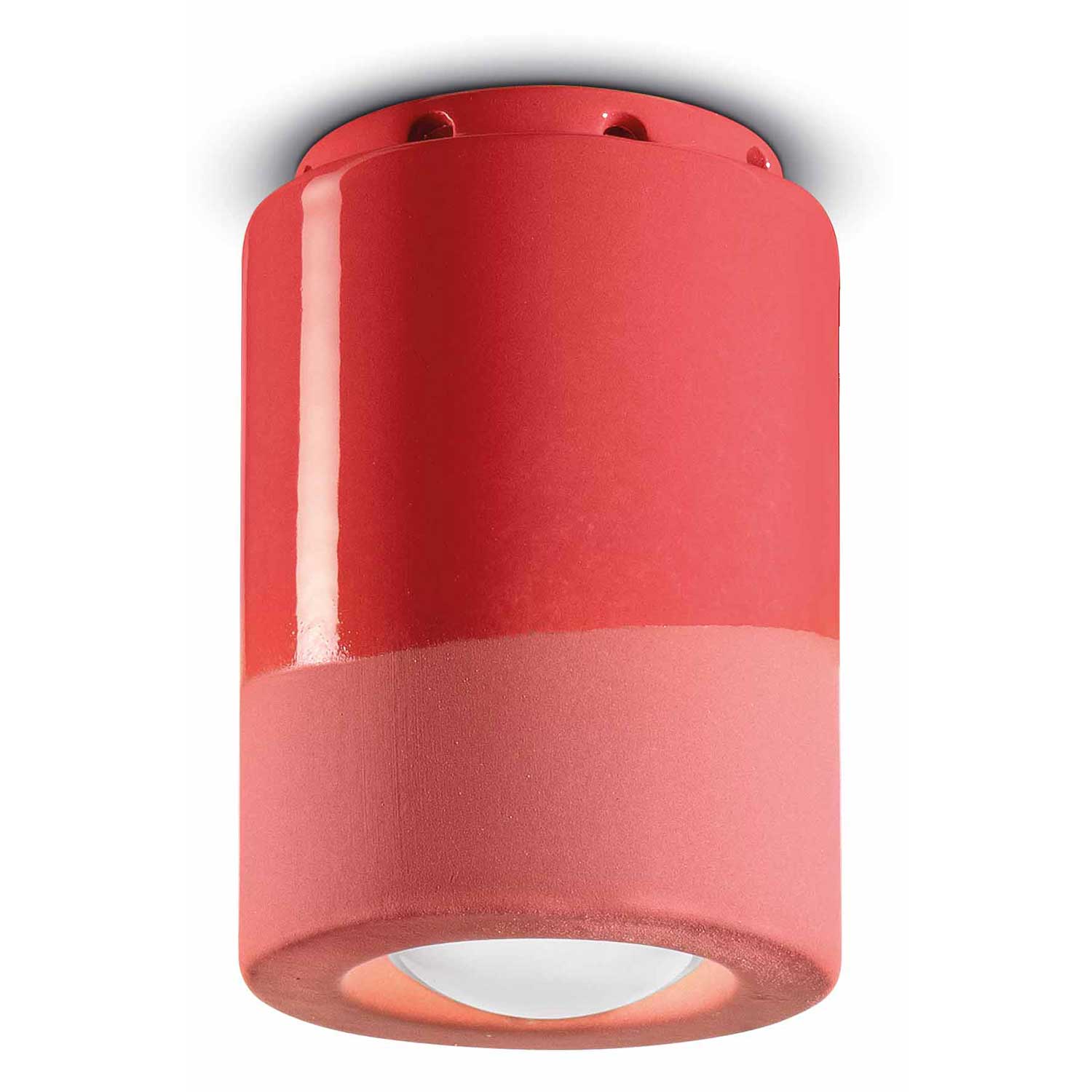 Pi - Lampe plafonnier en céramique coloré pour cuisine éclectique