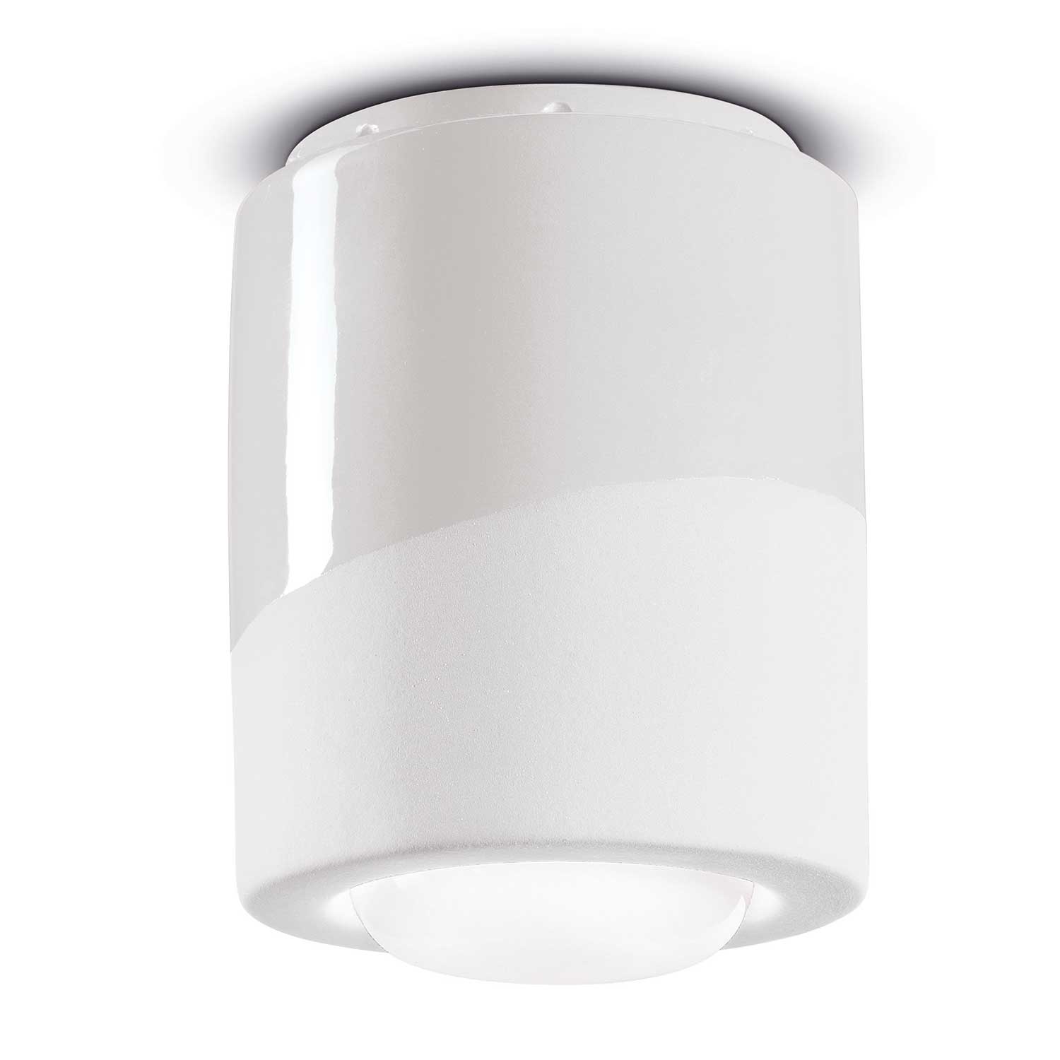 Pi - Lampe plafonnier en céramique coloré pour cuisine éclectique