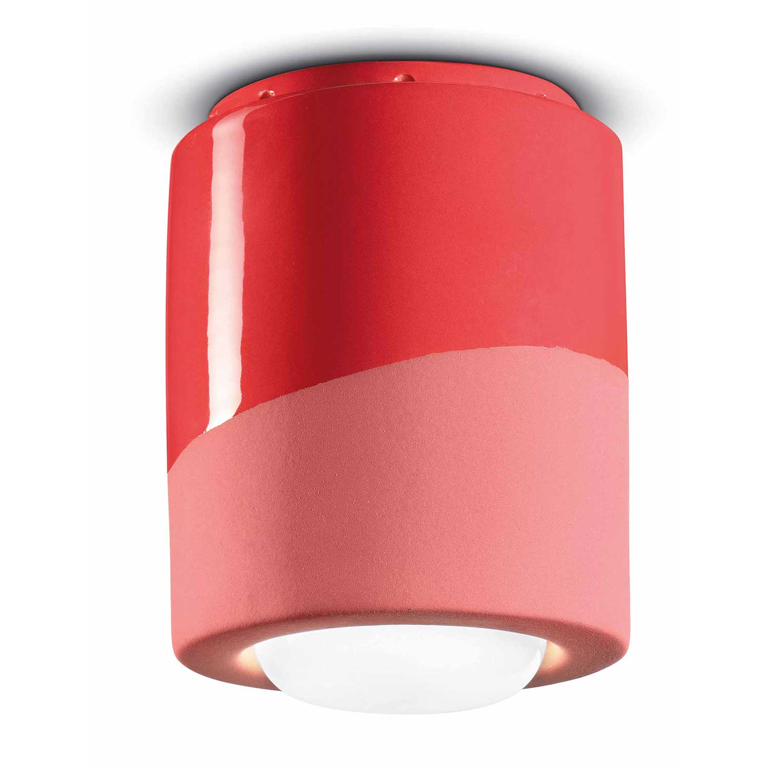 Pi - Lampe plafonnier en céramique coloré pour cuisine éclectique