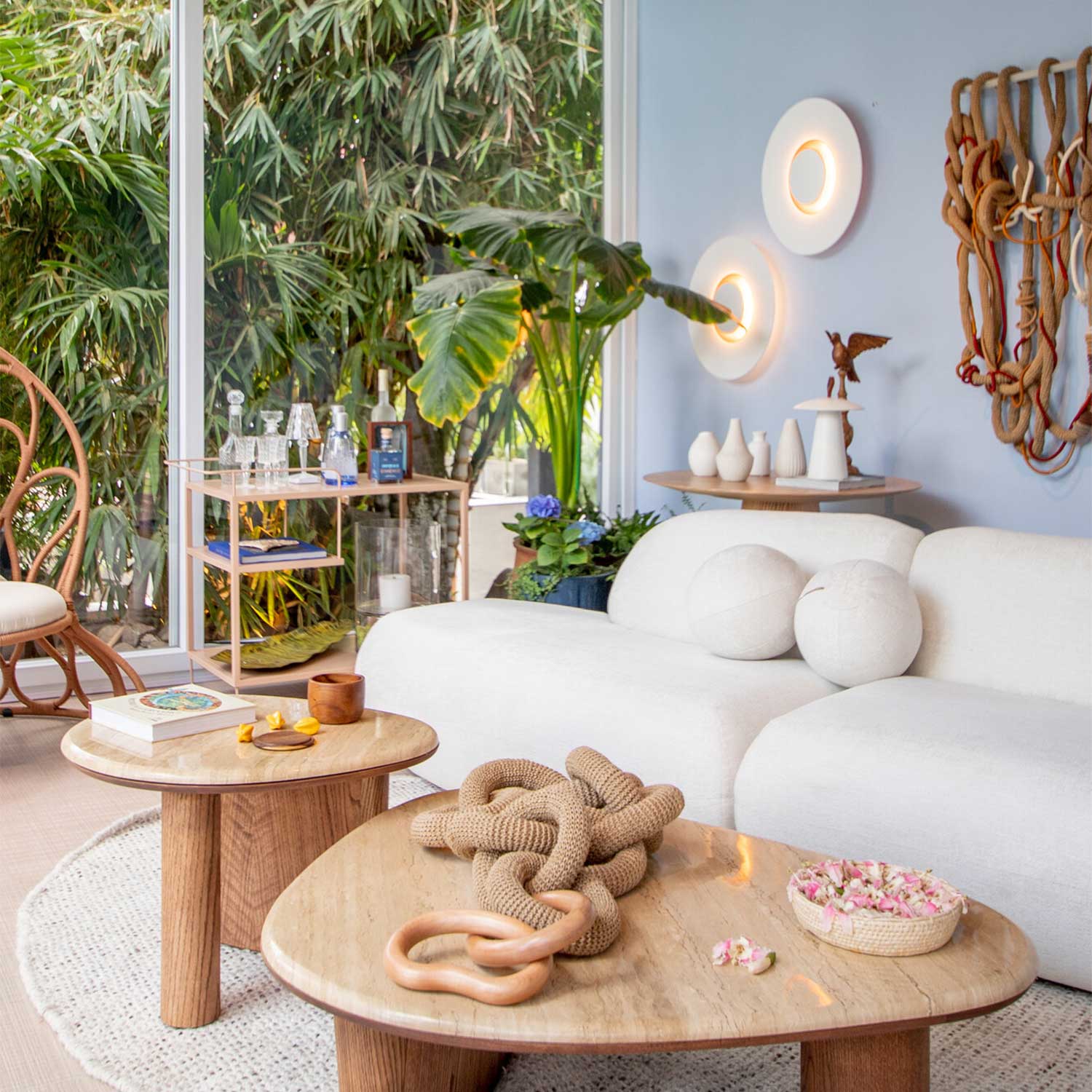 Big Bang - Large LED wall light with modern design for living room