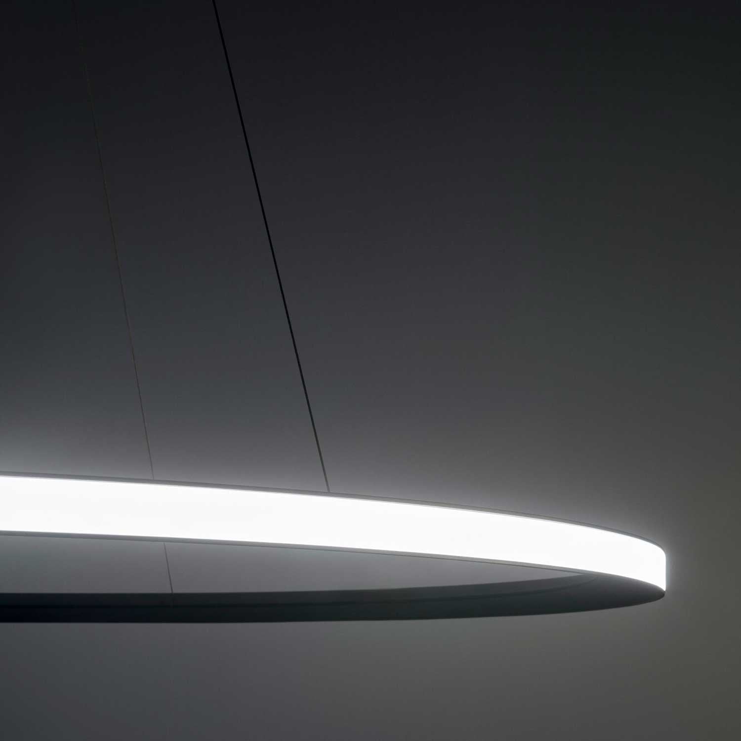 Circular Outward - Large LED ring design chandelier for living room