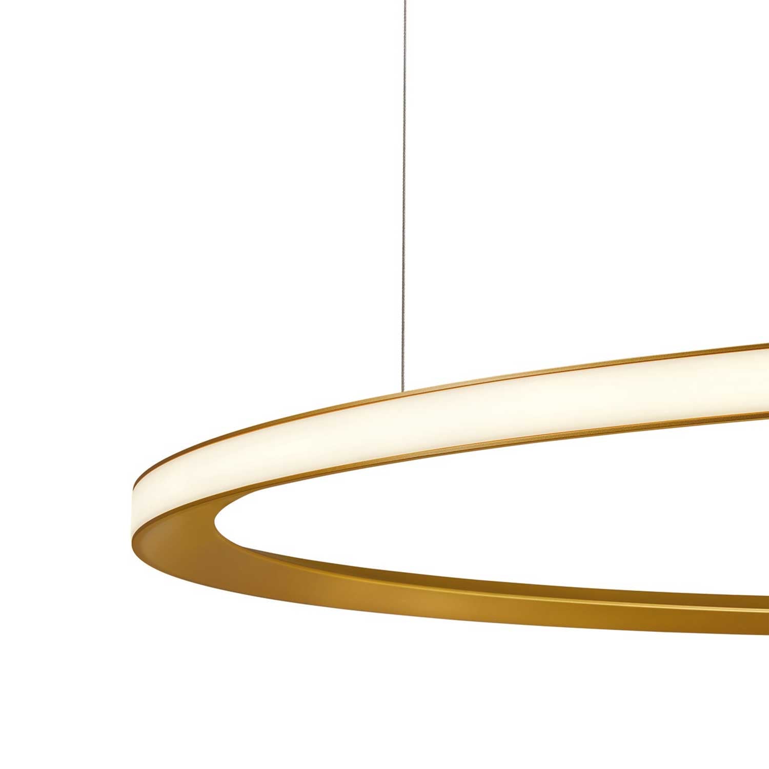 Circular Outward - Large LED ring design chandelier for living room