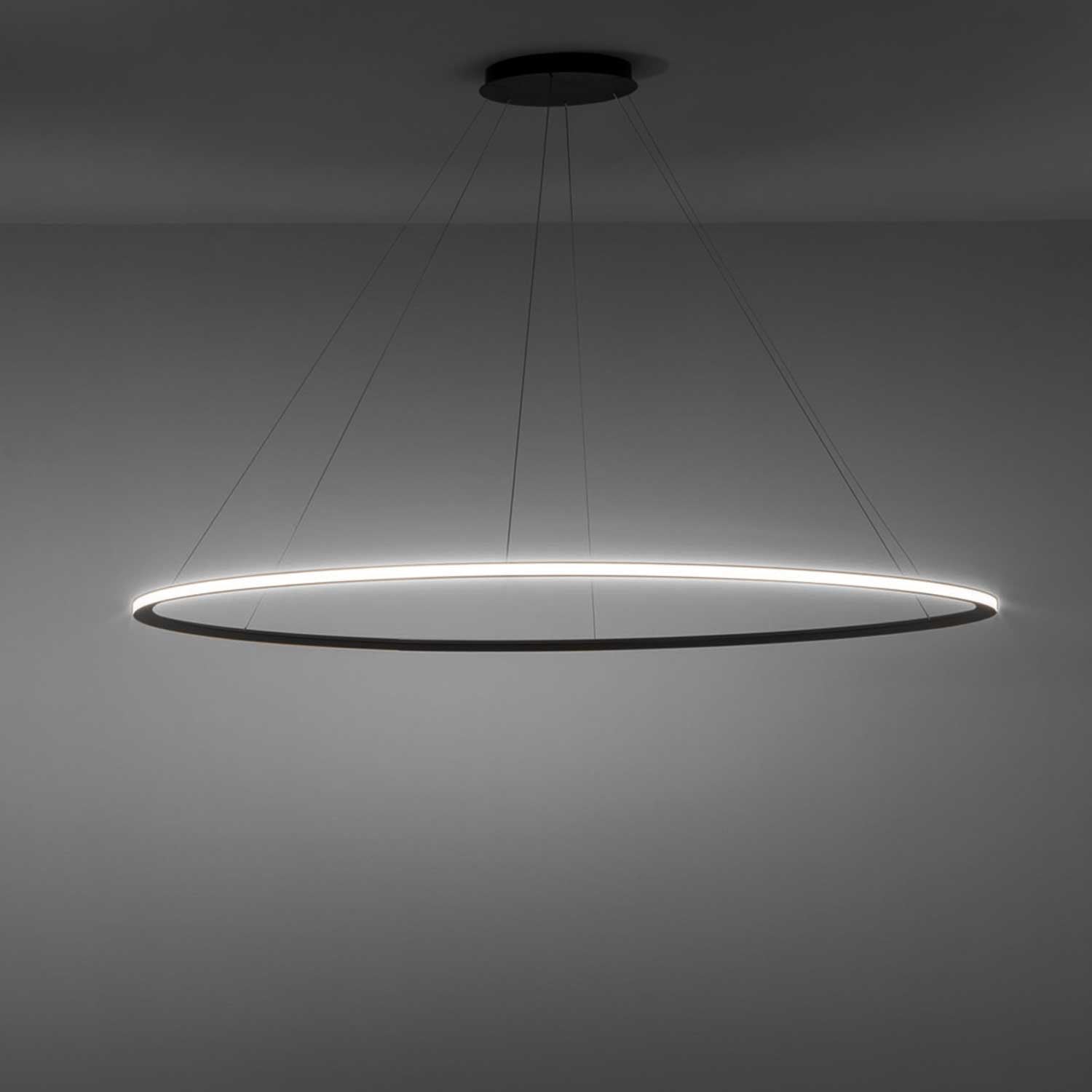 Circular Outward - Large LED ring design chandelier for living room