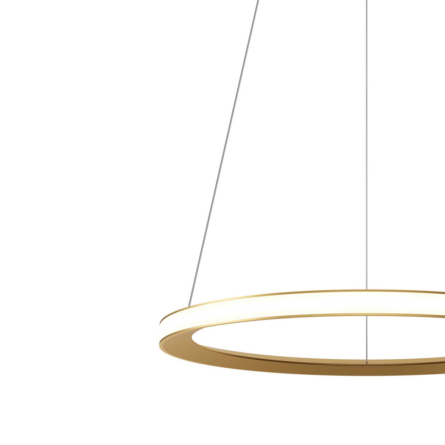 Circular Outward - Large LED ring design chandelier for living room