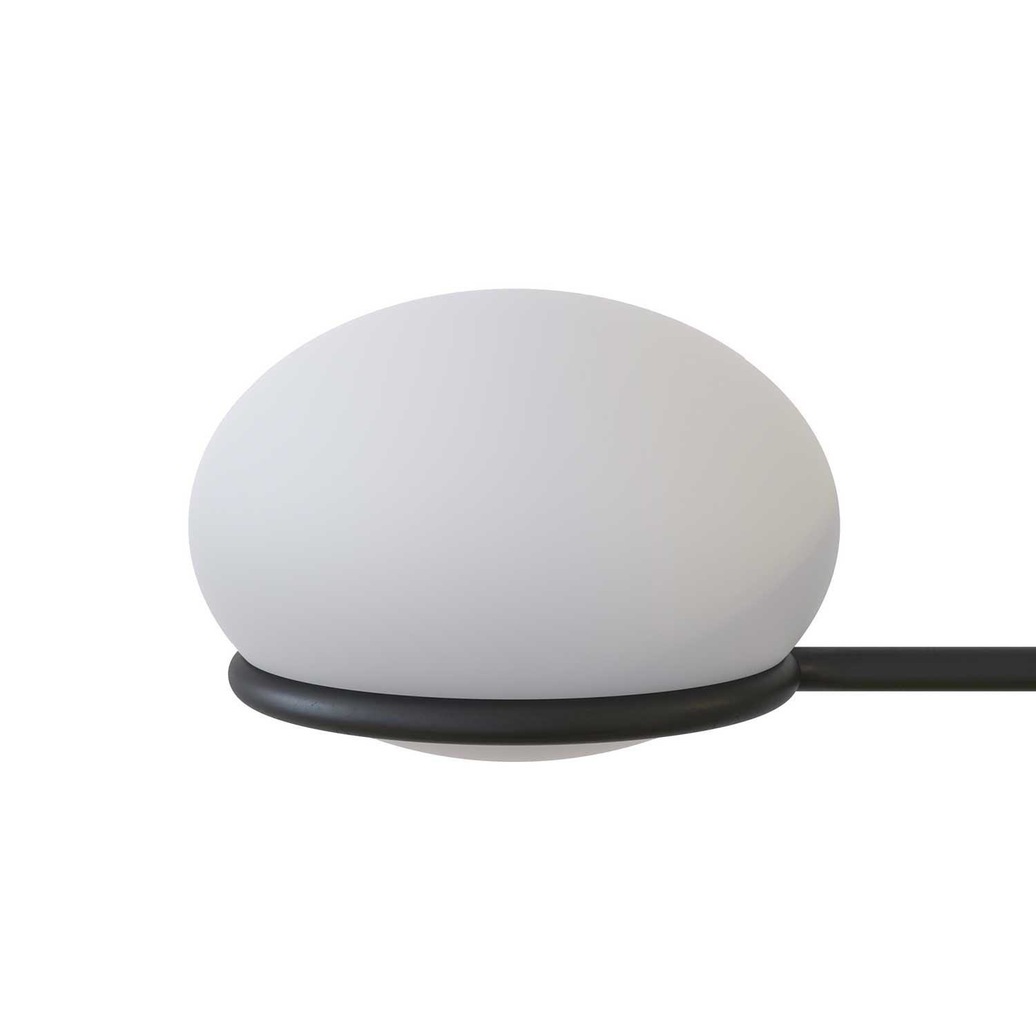 Coco Double - Sospensione design in metallo sfera in acrilico