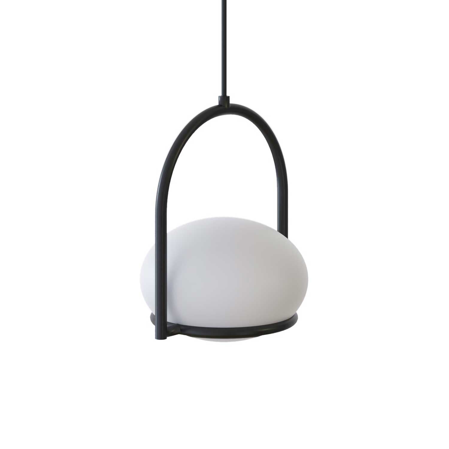Coco Single - Sospensione design sfera in acrilico moderno