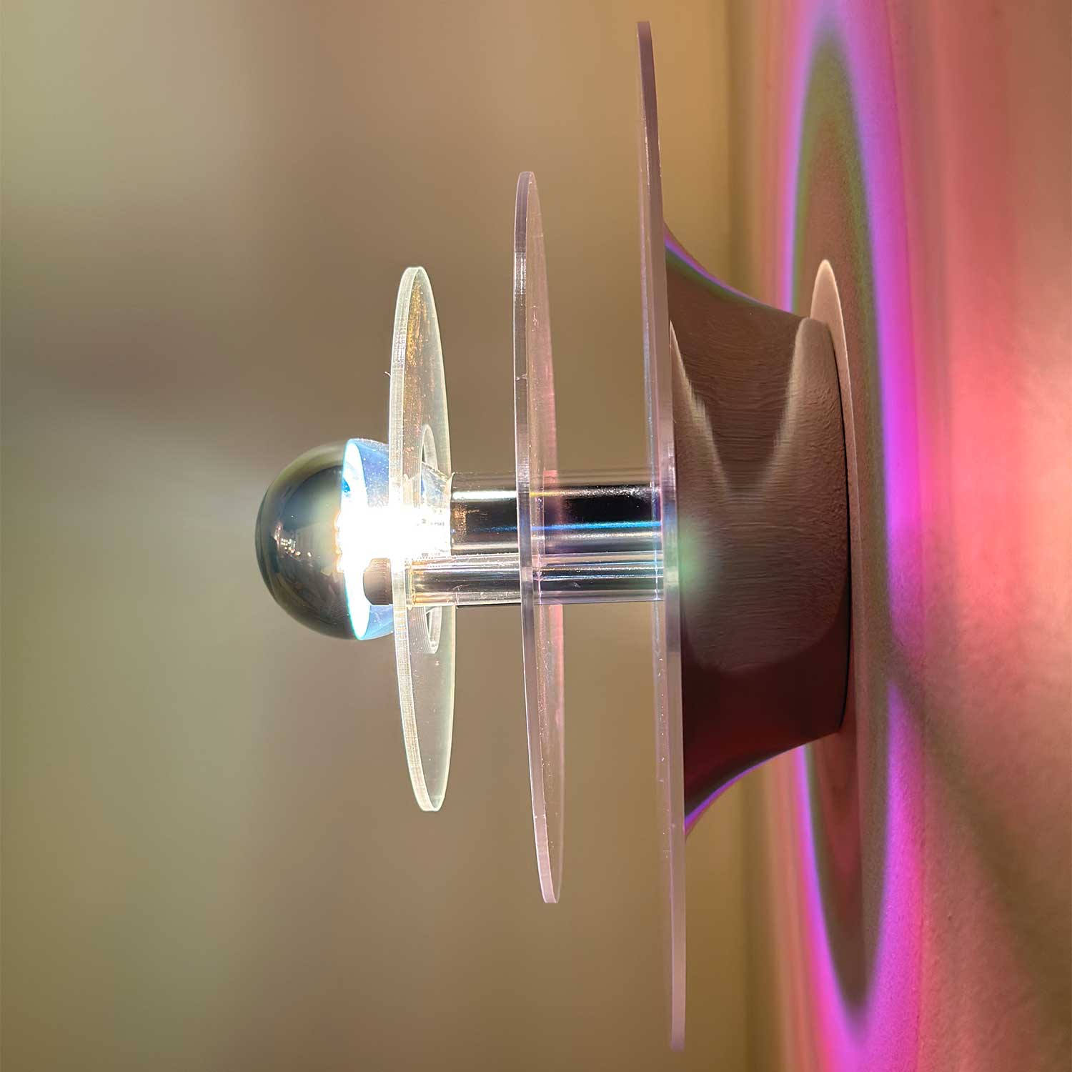 Aurore - Applique murale colorée avec lumière multicolore