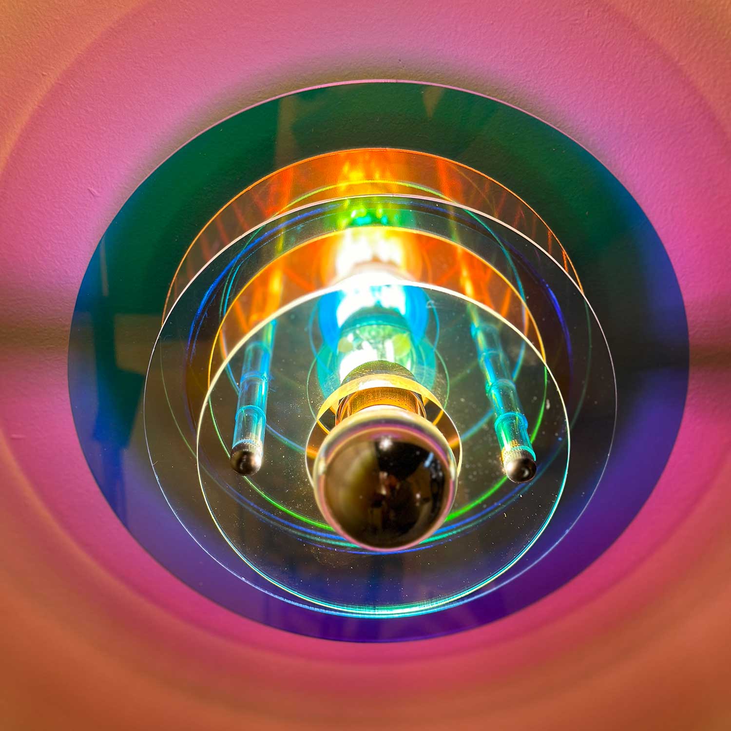 Aurore - Applique murale colorée avec lumière multicolore