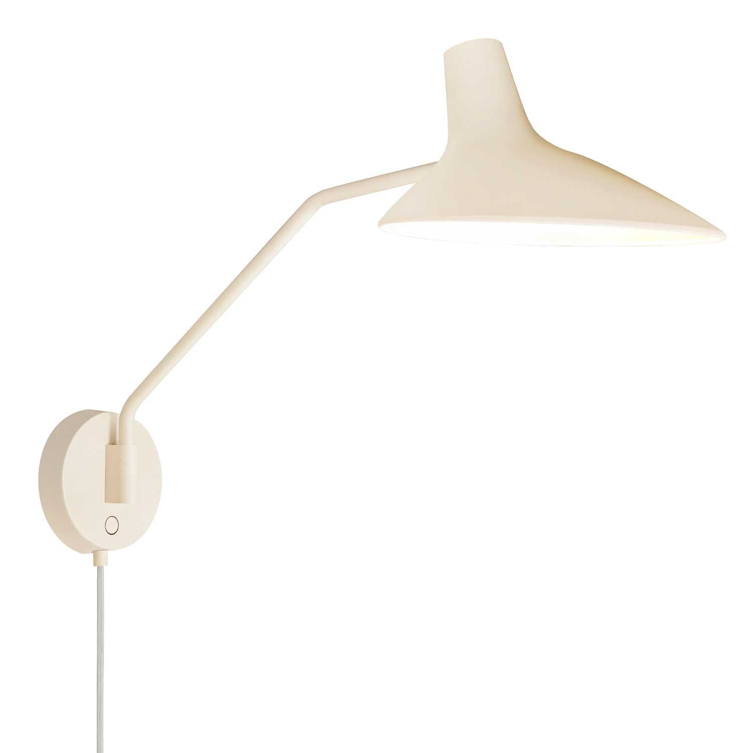 Darci - Wandleuchte mit Touch-Schalter im Vintage-Design für Wohnzimmer