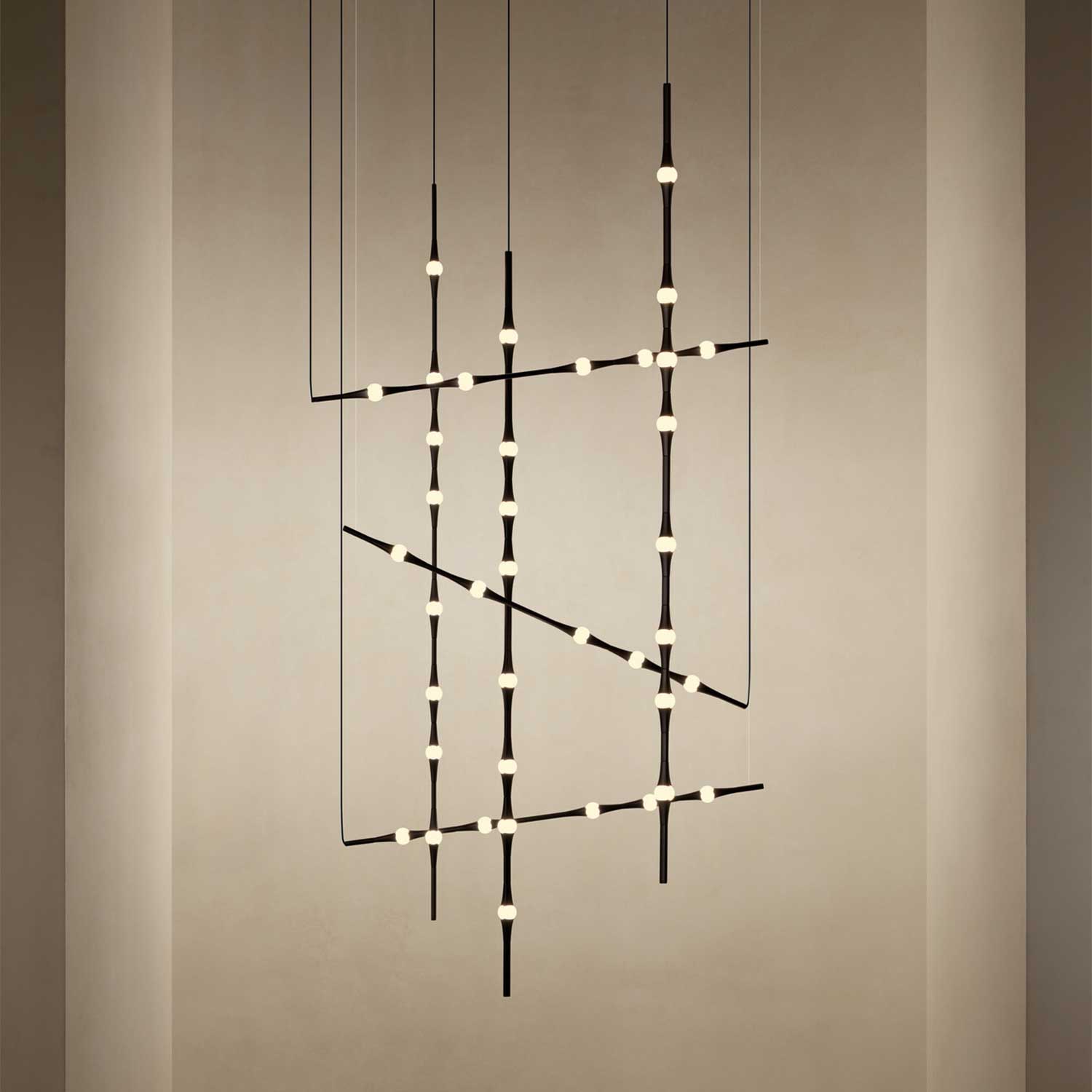 Dew - Suspension LED moderne architecturale pour salon