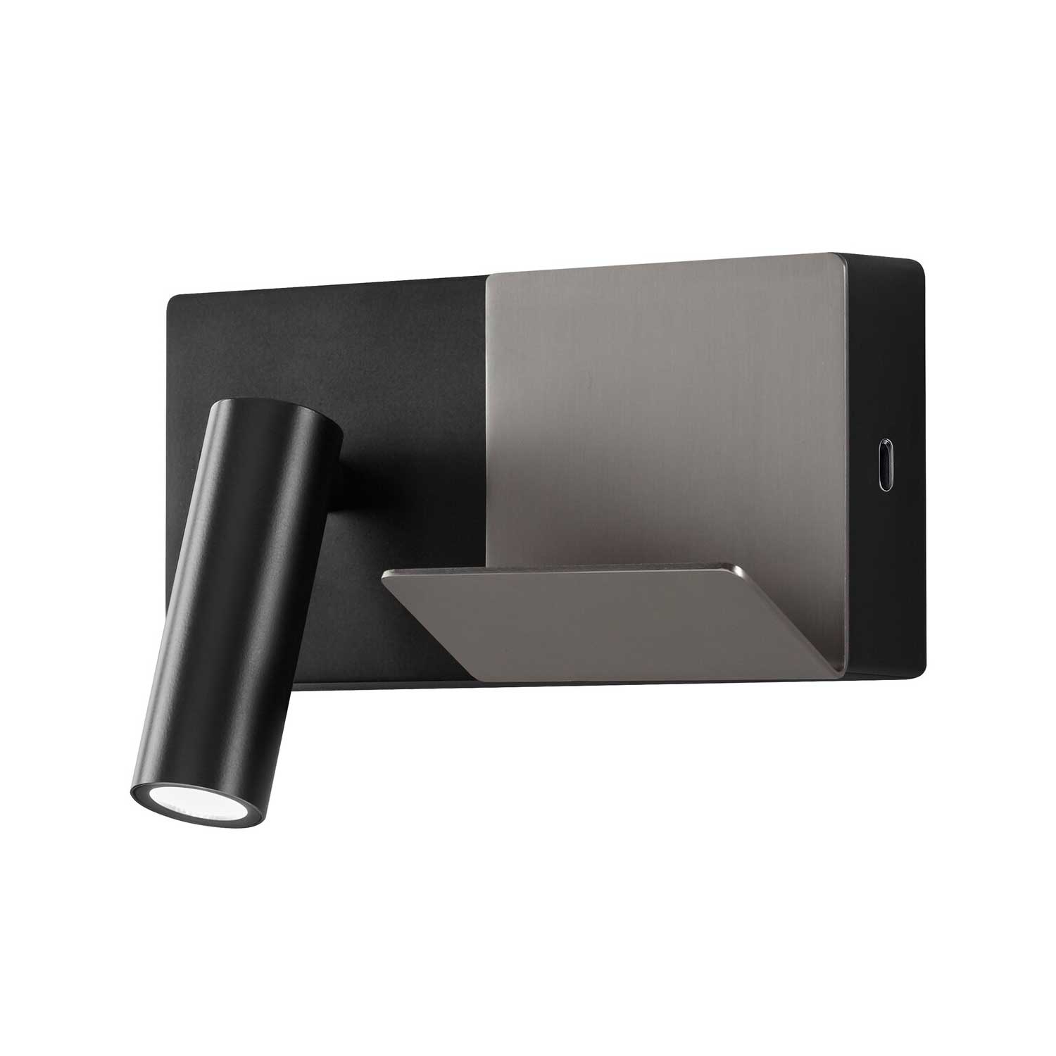 E-lamp Mini - Wall reading lamp with LED and USB-C charger