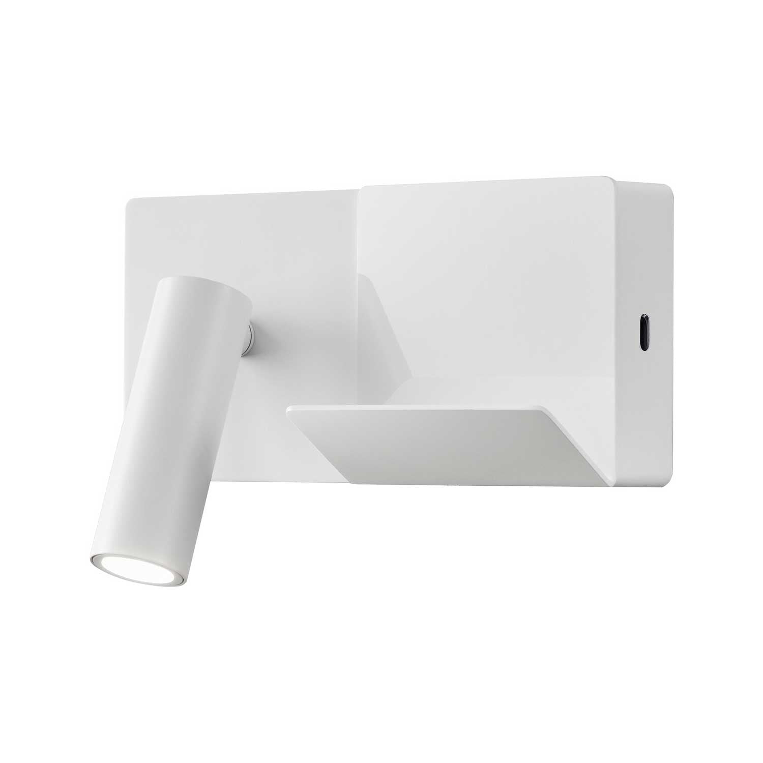 E-lamp Mini - Wall reading lamp with LED and USB-C charger