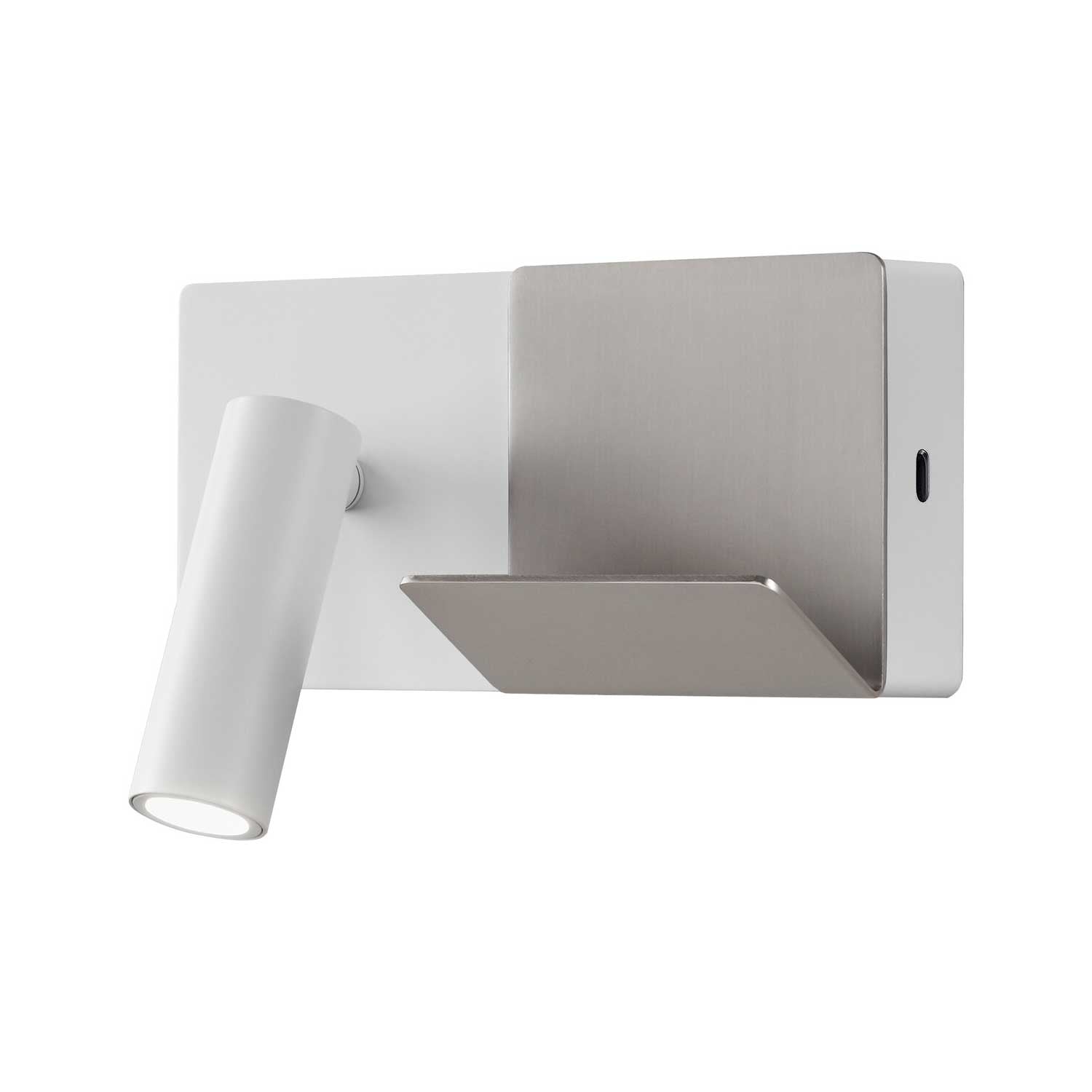 E-lamp Mini - Wall reading lamp with LED and USB-C charger